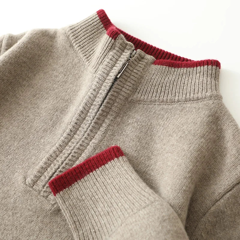 Bellamy Cashmere Quarter Zip