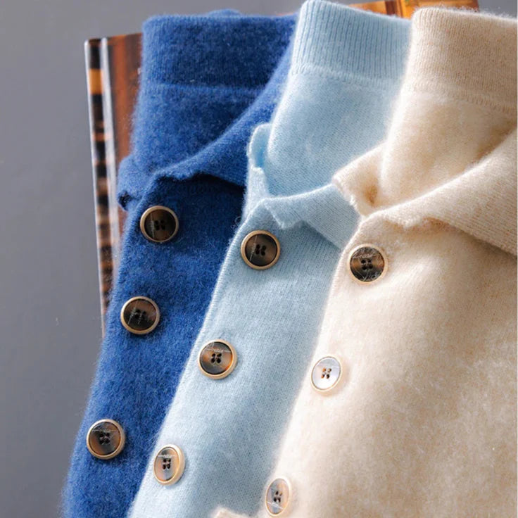 Maglione Polo in Cashmere Raiden