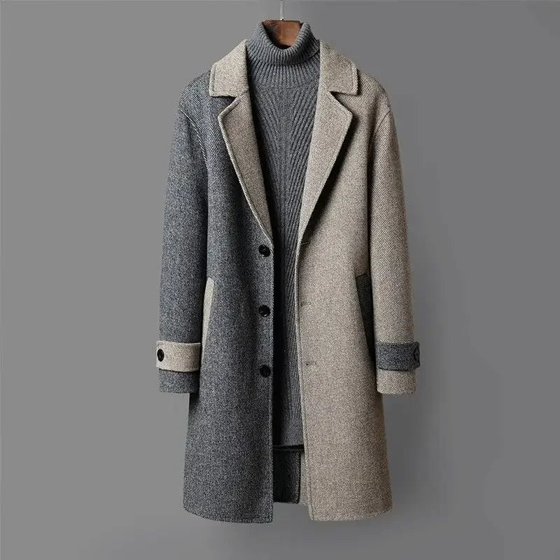 Cappotto in Lana Bicolore Barclay