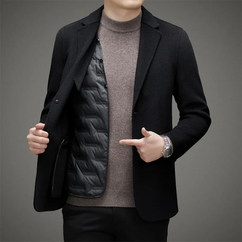 Set di Cappotto in Lana Vergine Grant Hale