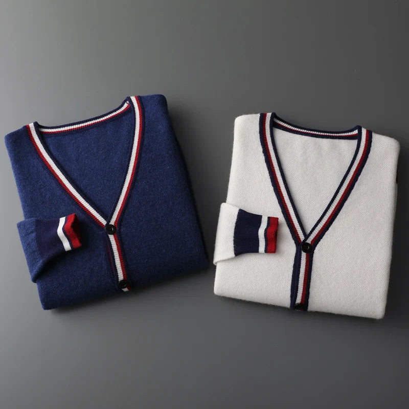 Giacca in Cashmere con Rifinitura Charleston