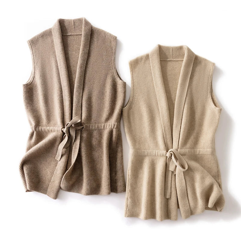 Gilet in Cashmere Morbido Freja