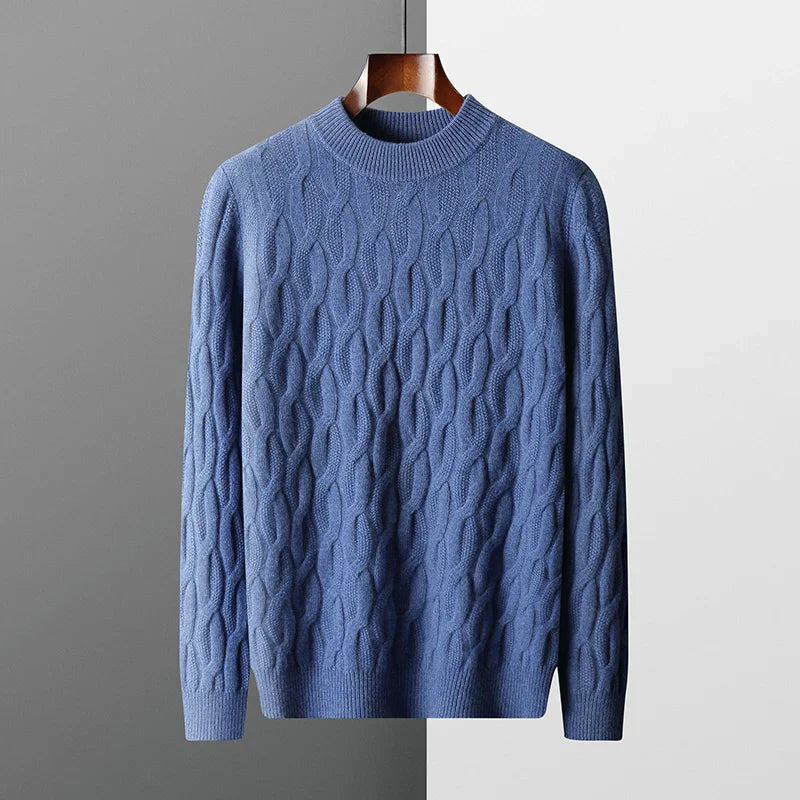 Maglione in Cashmere Jacquard Graham