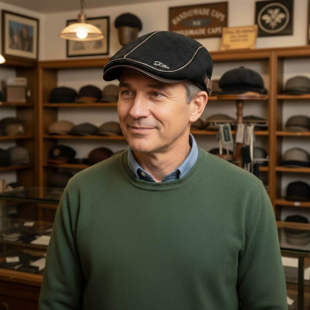 Cappello Piatto Lavorato a Maglia | LISBONA