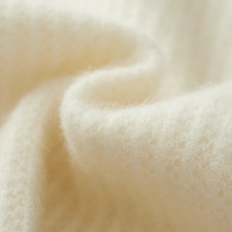 Felpa con cappuccio zip in cashmere