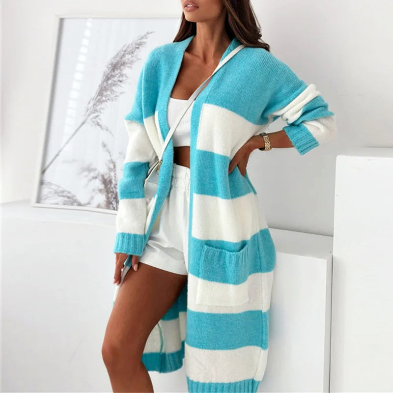 Cardigan Striato Relaxed Sofia Amoretti