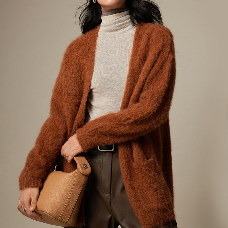 Cardigan Ultra Soft in Alpaca Sofia Amoretti