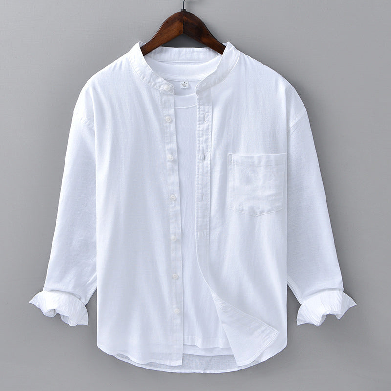 Camicia Casual in Lino Theodore Willow