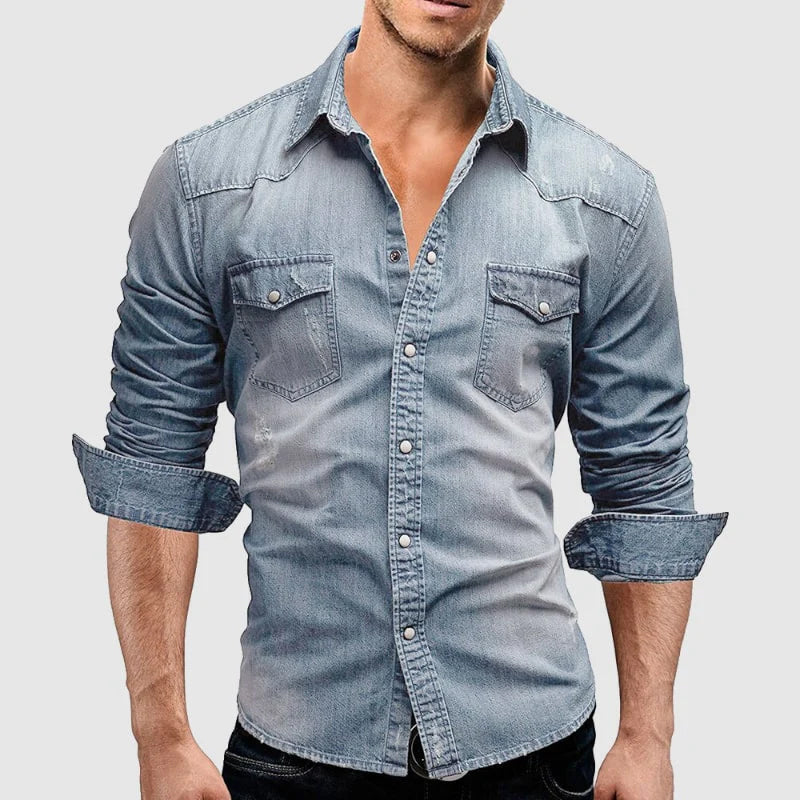 Camicia in Denim Theodore Willow Miami