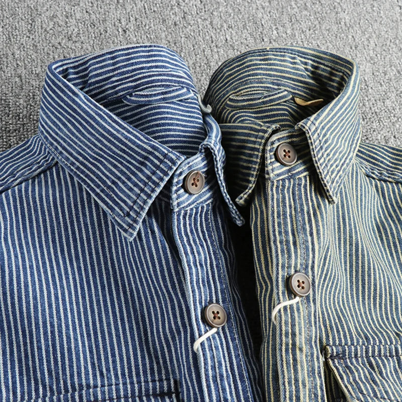 Camicia in Denim Vintage Theodore Willow
