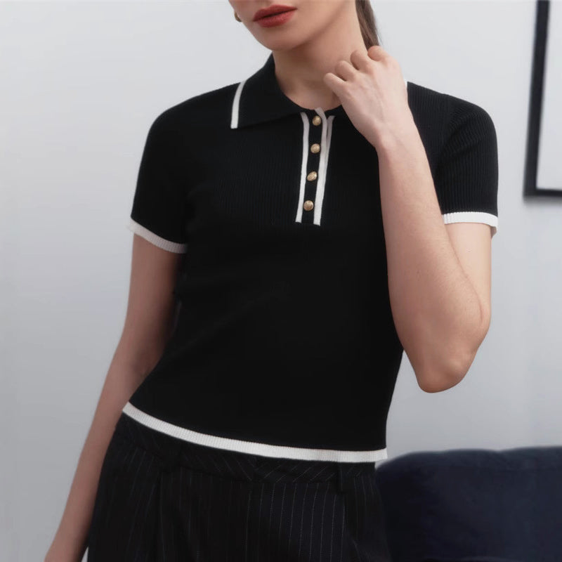 Top a Maglia Ribbattuta Valentina Rossi