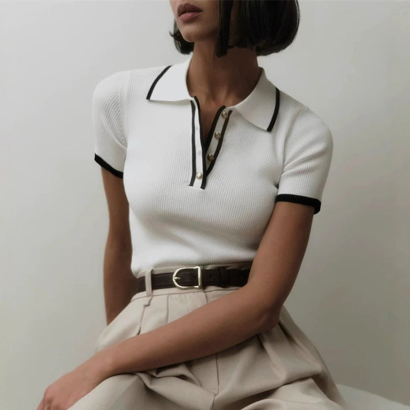 Top a Maglia Ribbattuta Valentina Rossi