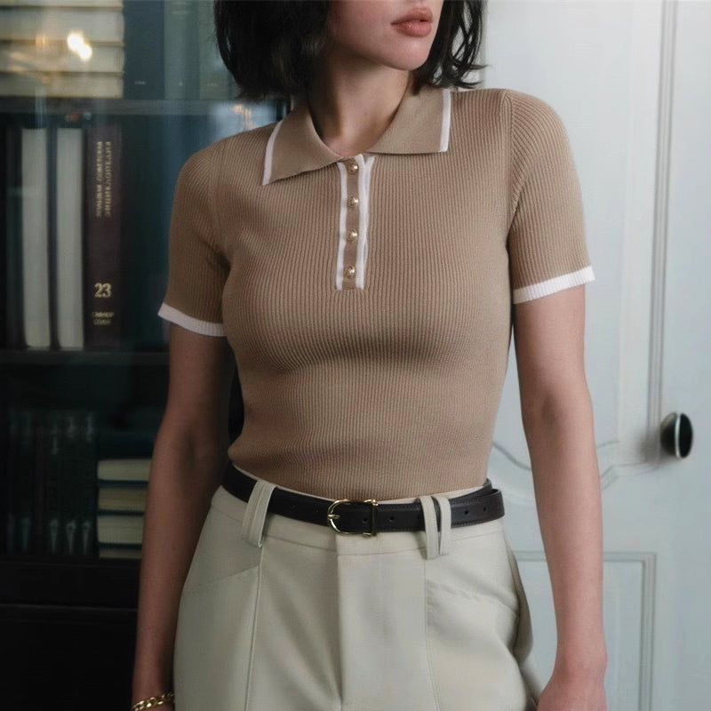 Top a Maglia Ribbattuta Valentina Rossi