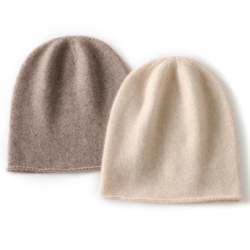Beanie Slouch in Mistura di Cashmere per Donna