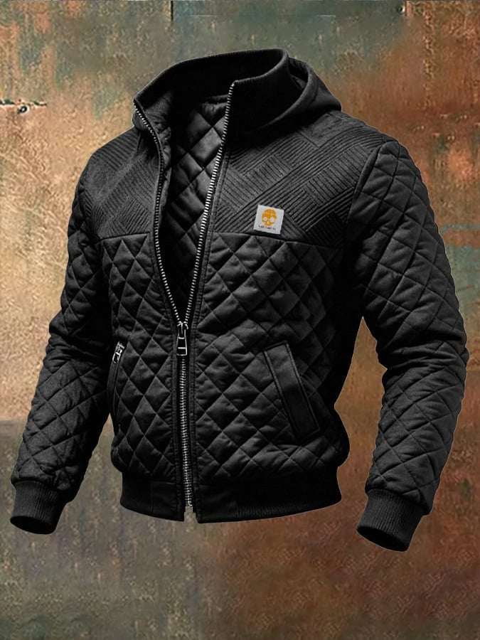 Giacca trapuntata rétro per uomo