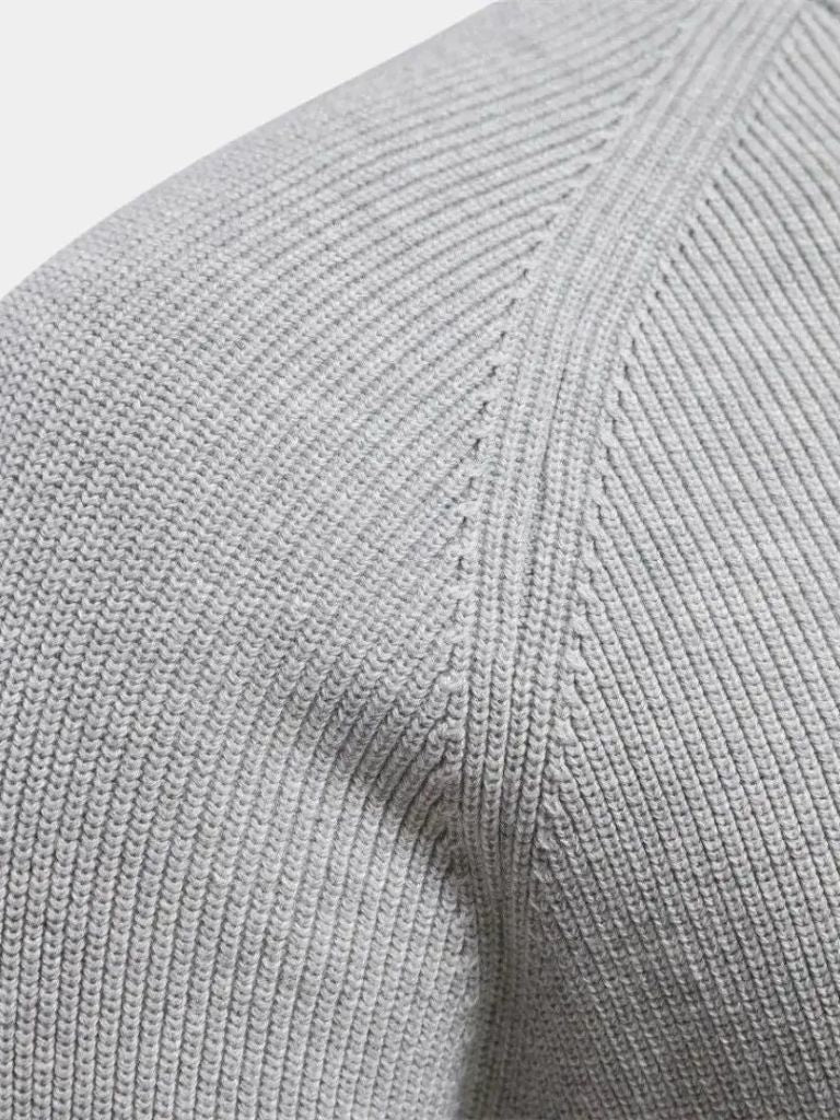 Maglione Elegante con Zip a Quarto - Viretti