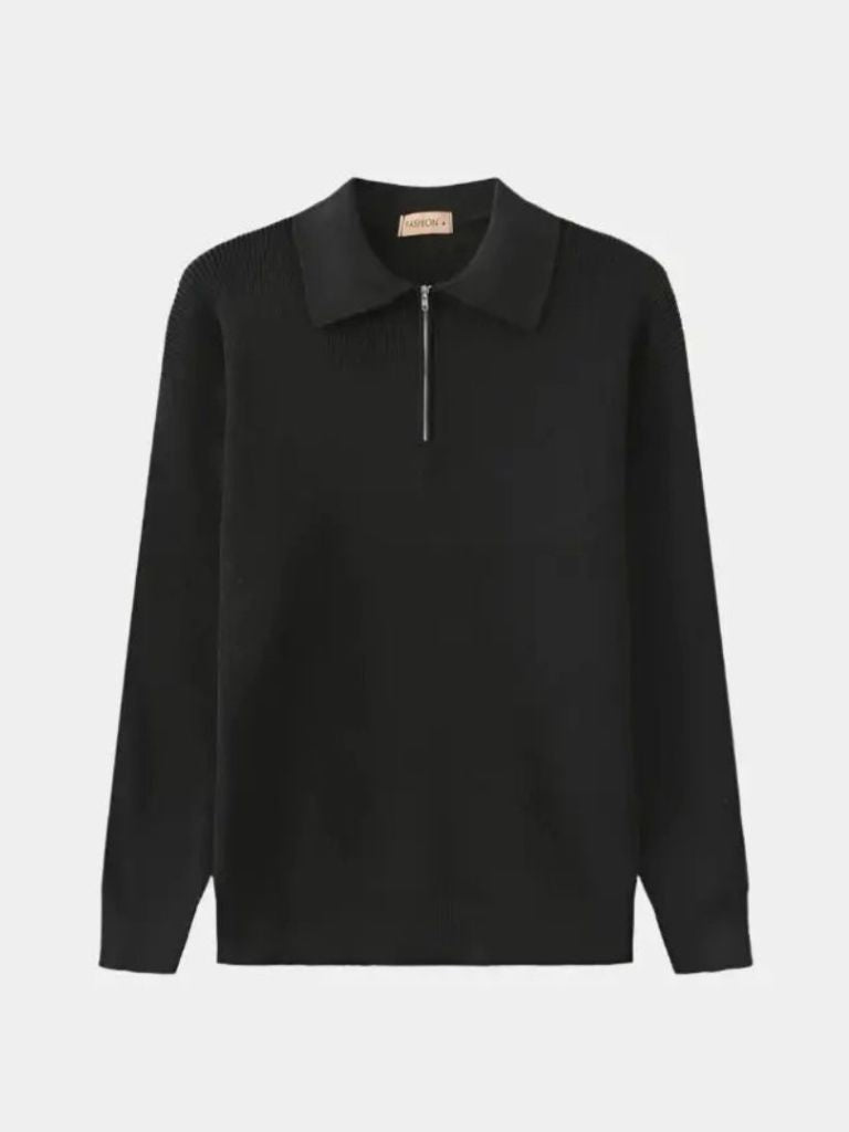 Maglione Mezza Zip Essenziale - Viretti