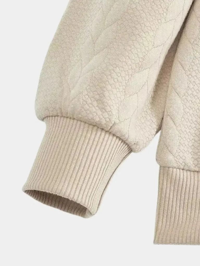 Pullover Essential Henley a Mezzo Zip - Viretti