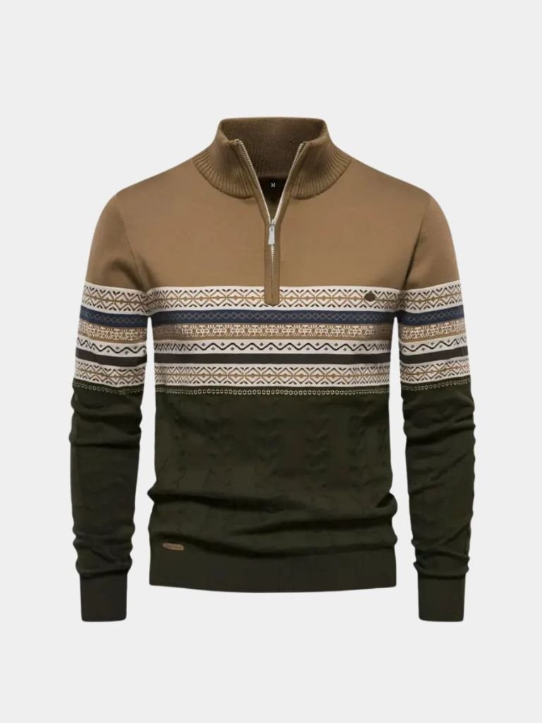 Maglione Pullover a Mezza Zip - Viretti