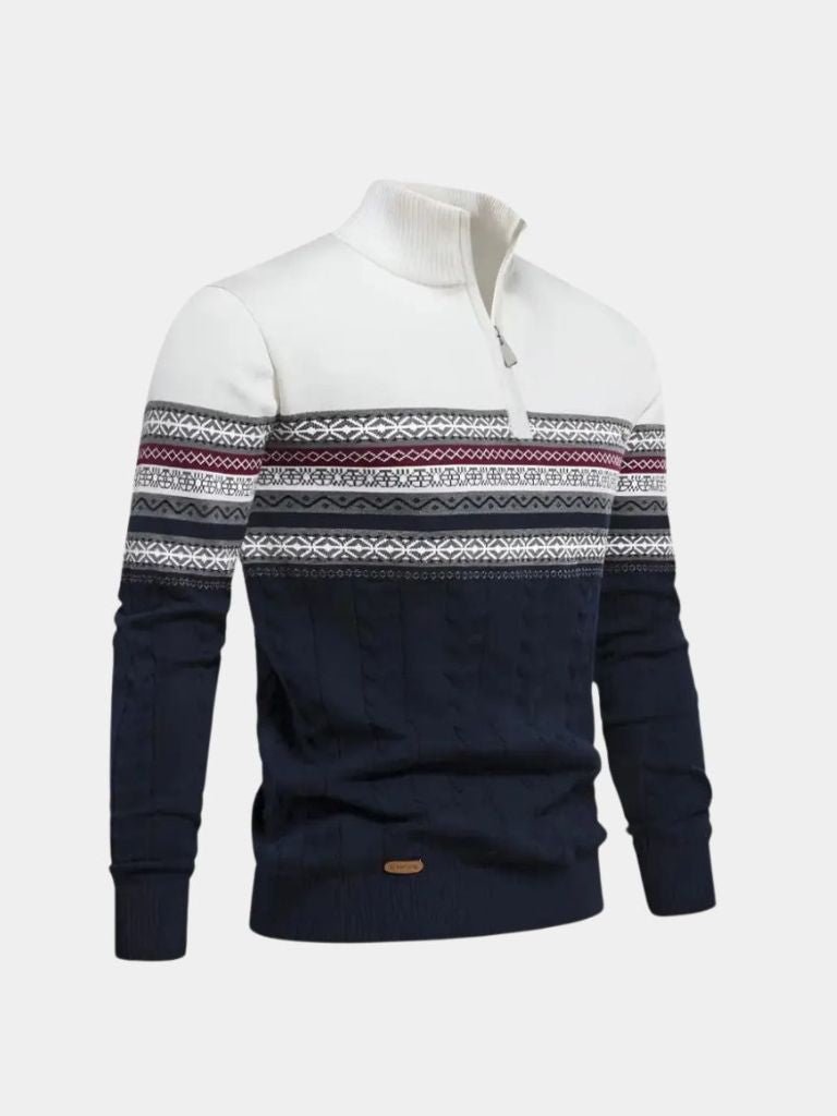 Maglione Pullover a Mezza Zip - Viretti