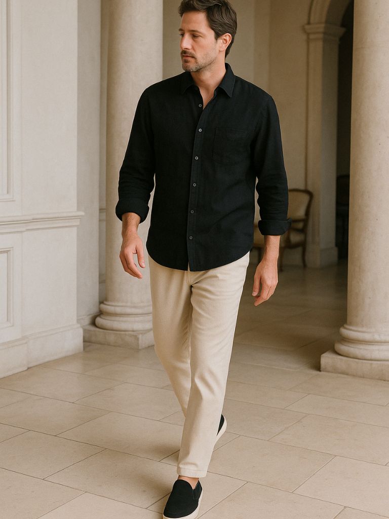 Set Linen Noire - Viretti