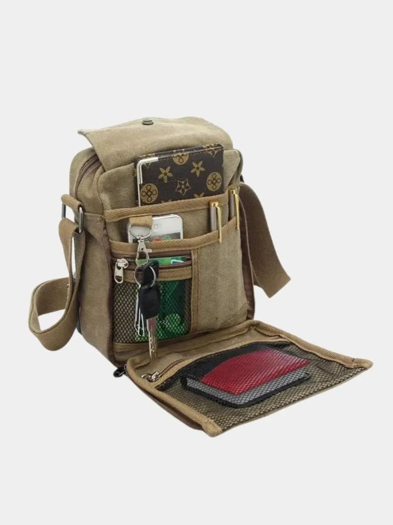 Borsa a Spalla Compatta da Uomo - Viretti