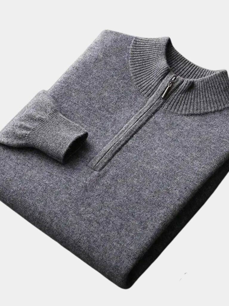 Maglione Merino Mezza Zip - Viretti