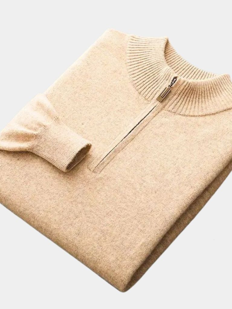 Maglione Merino Mezza Zip - Viretti