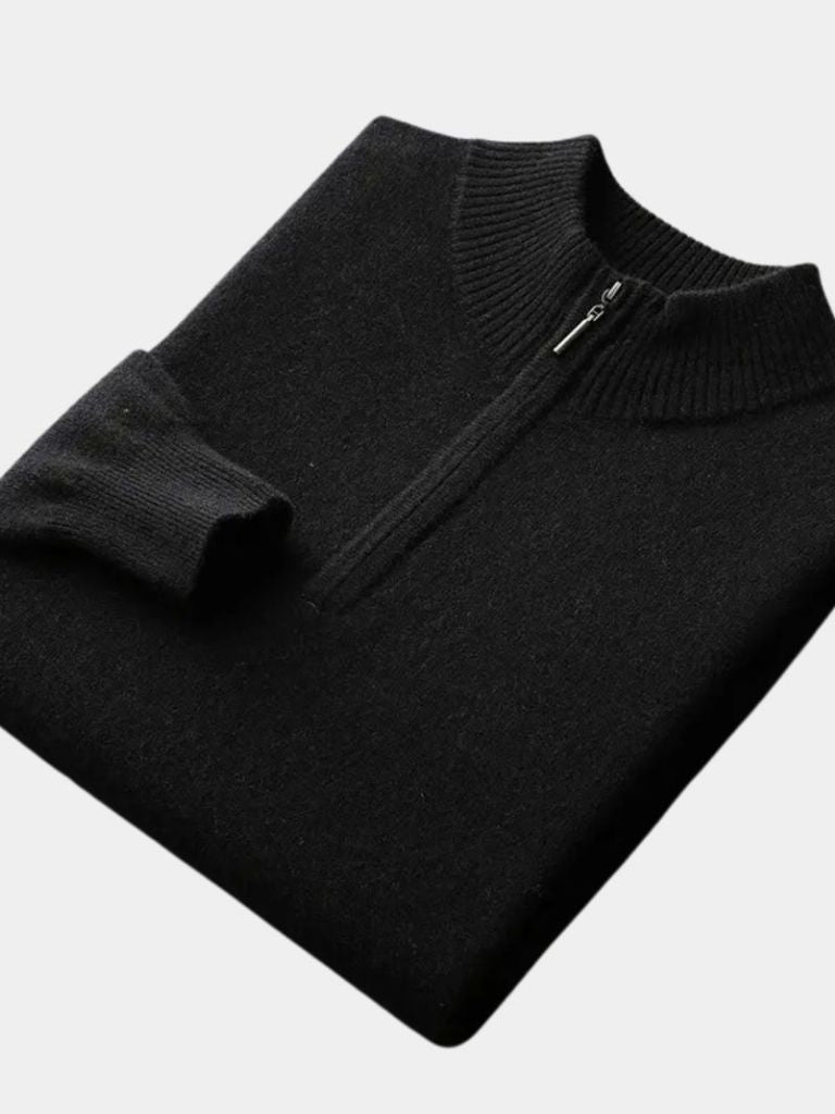 Maglione Merino Mezza Zip - Viretti