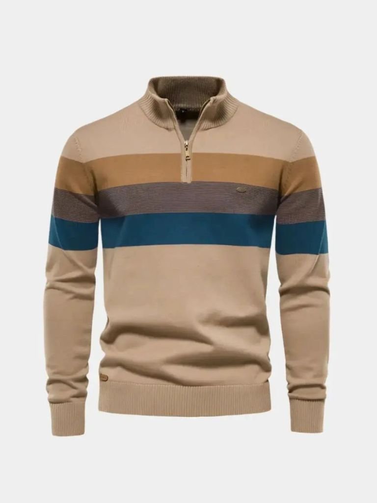 Maglione Minimalista con Collo Alto - Viretti