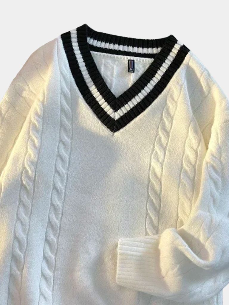 Maglione Minimalista a V - Viretti