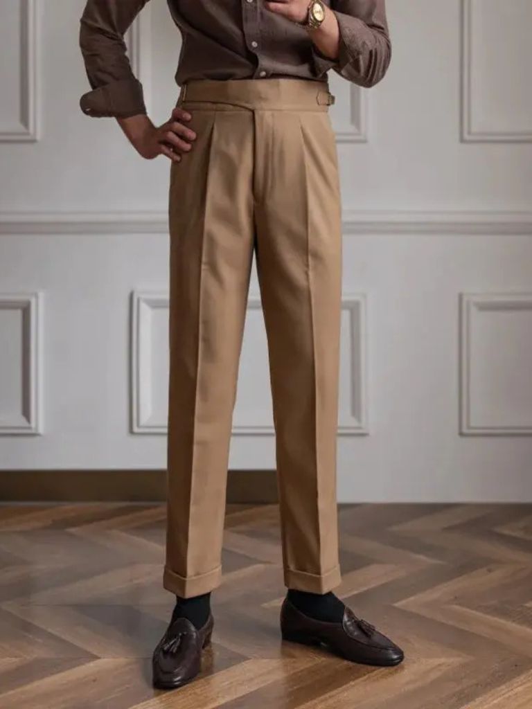 Pantaloni in Stile Vintage Britannico - Viretti
