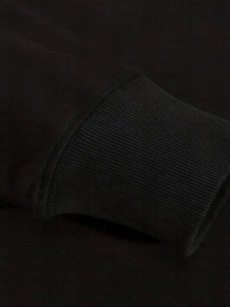 Felpa Sportiva con Cappuccio Nera con Zip - Viretti