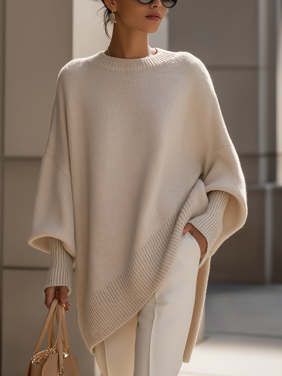 Maglione Poncho Oversize