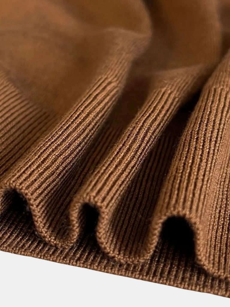 Maglione Pullover a V in Maglia Lana - Viretti