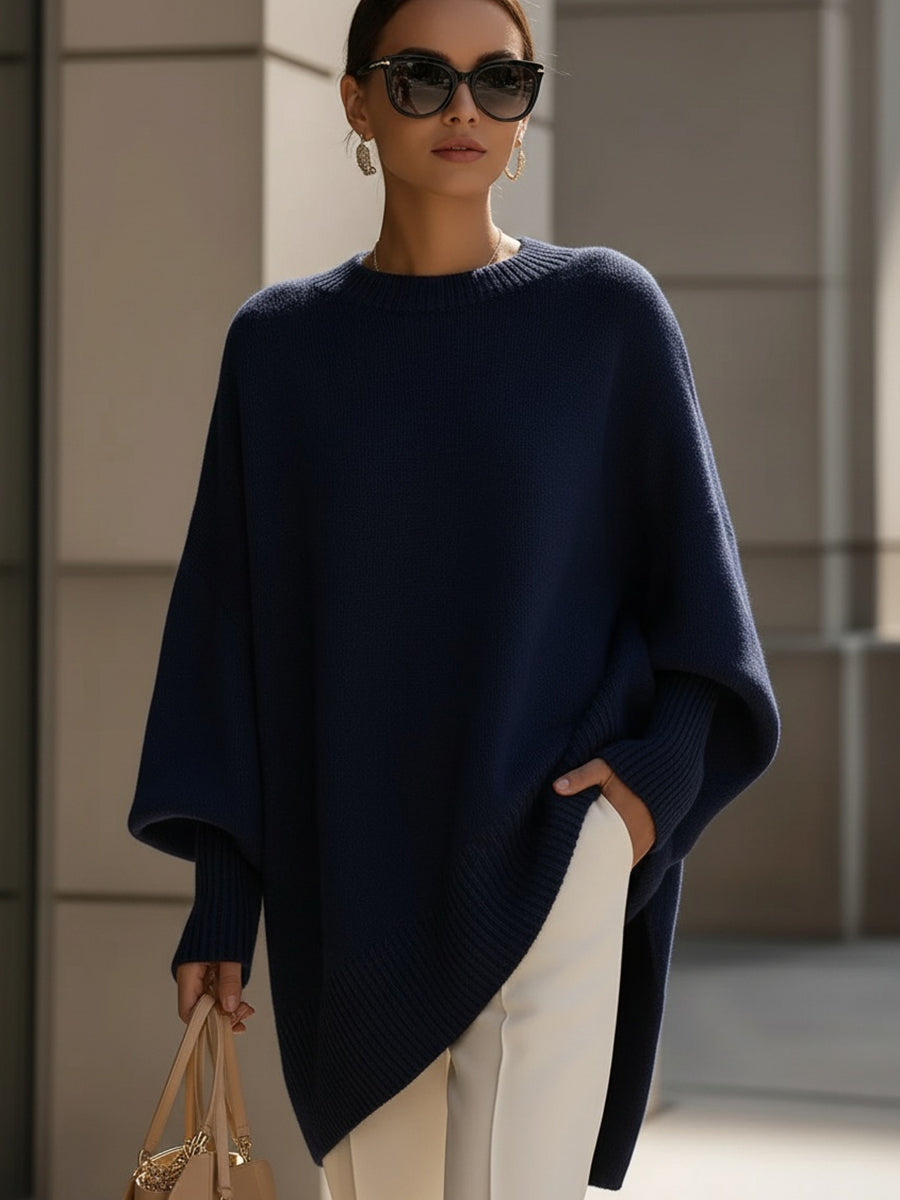 Maglione Poncho Oversize