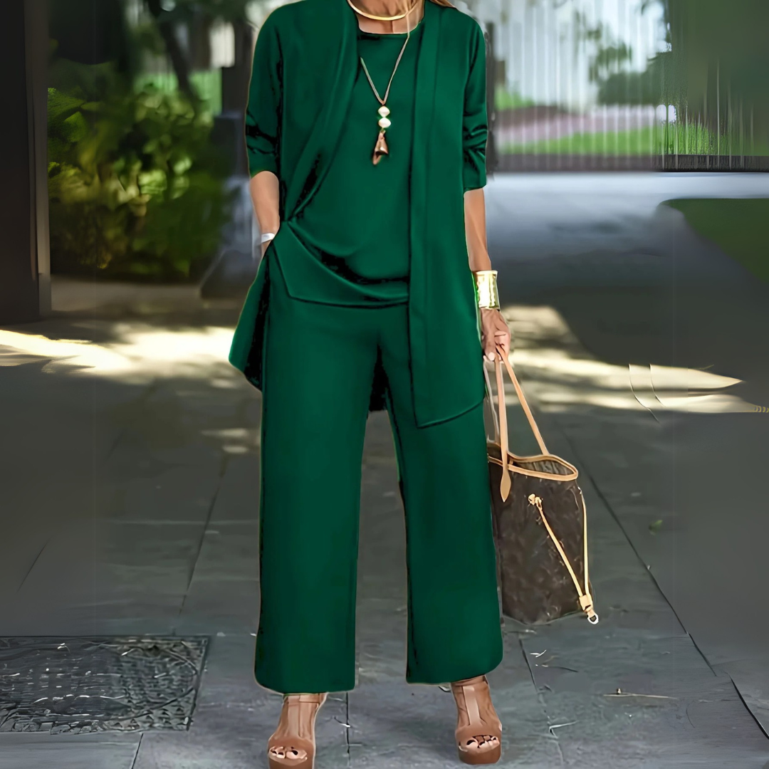 Macaria | Coordinato tre pezzi fatto a mano