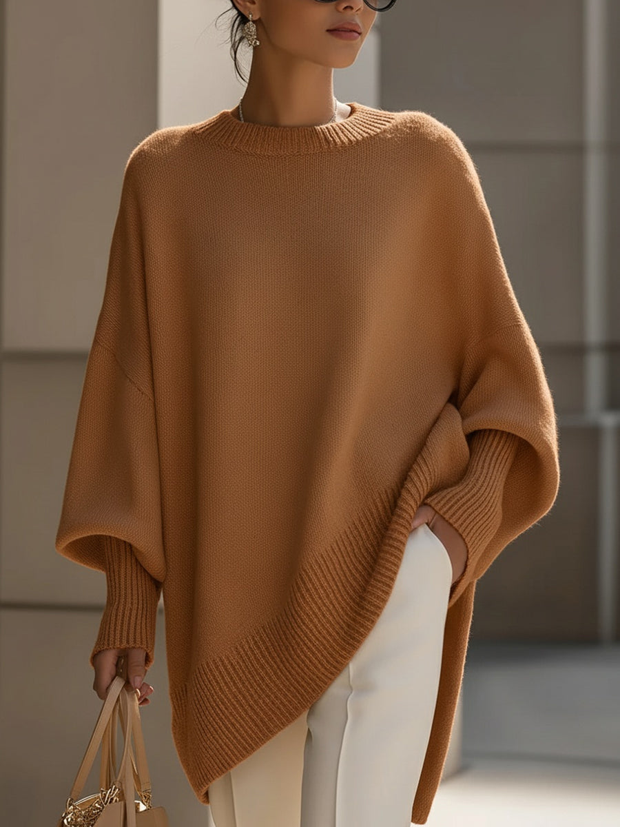 Maglione Poncho Oversize