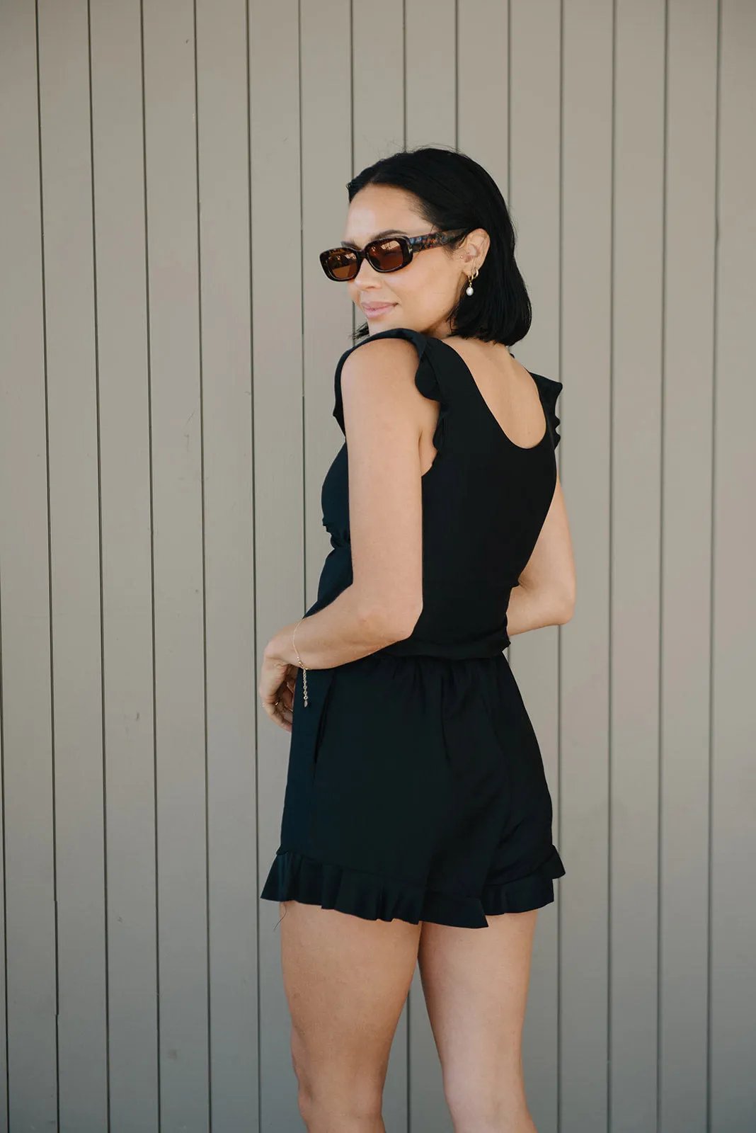 Sophie | Costume da bagno elegante con volant e reggiseno integrato