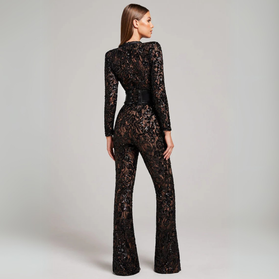 Paolina | Elegante tuta in pizzo