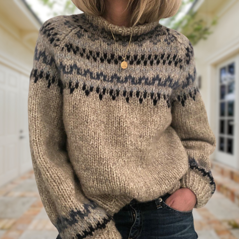 Layla | Maglione Retro Accogliente
