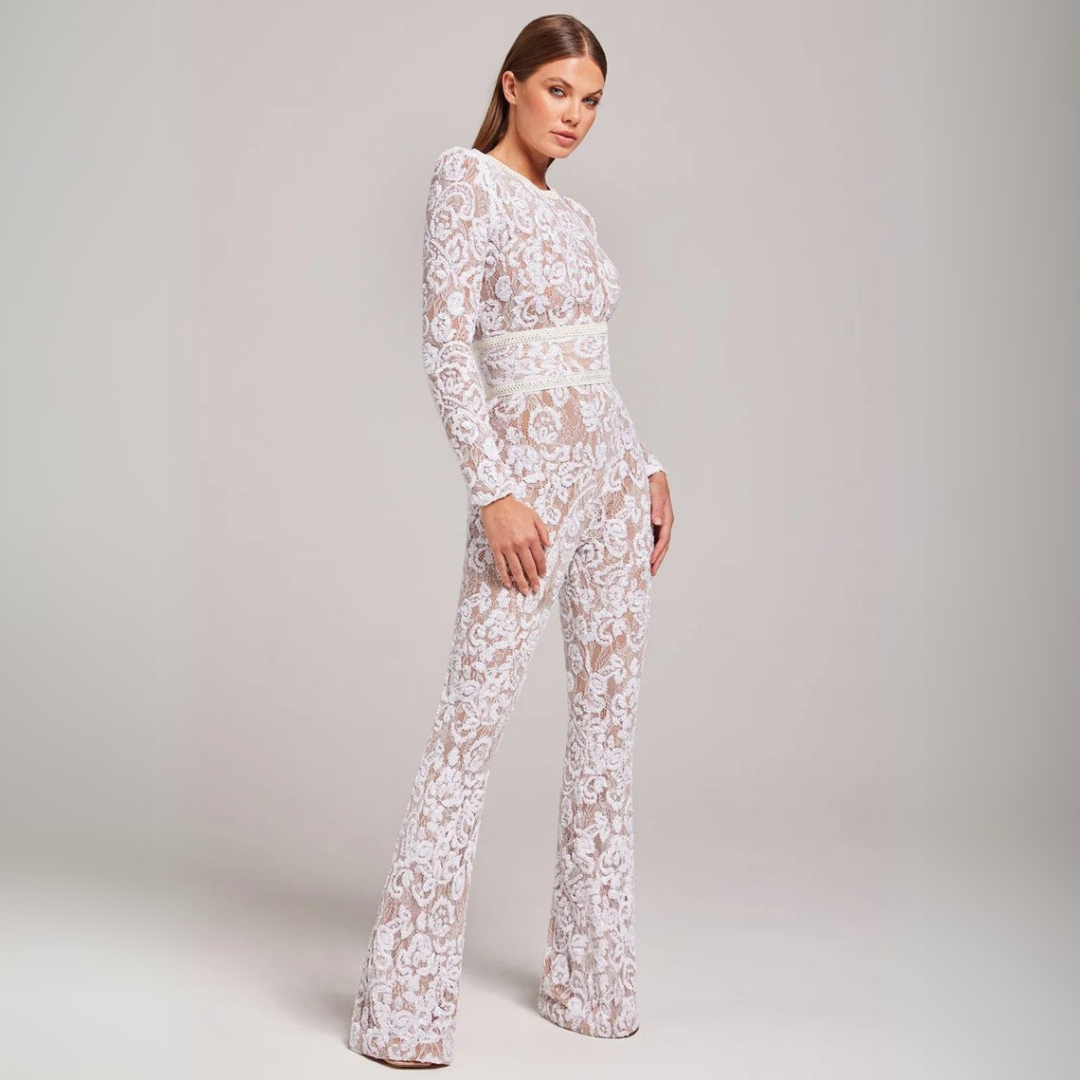 Paolina | Elegante tuta in pizzo