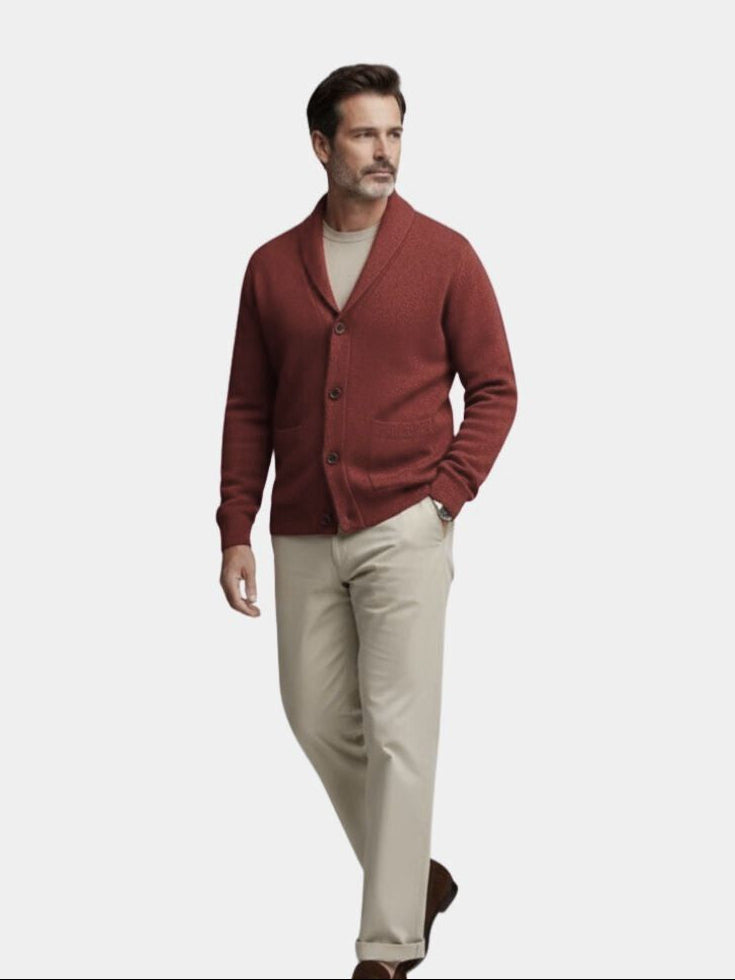 Cardigan In Maglia Britannica - Viretti