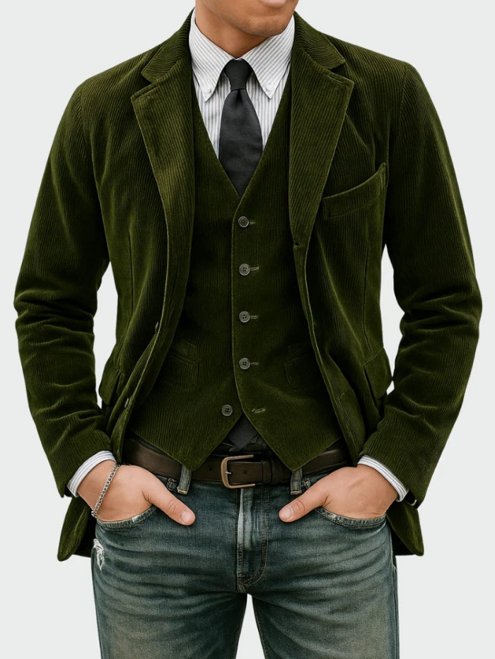 Tommy™ | Completo 2 pezzi: Blazer e Gilet