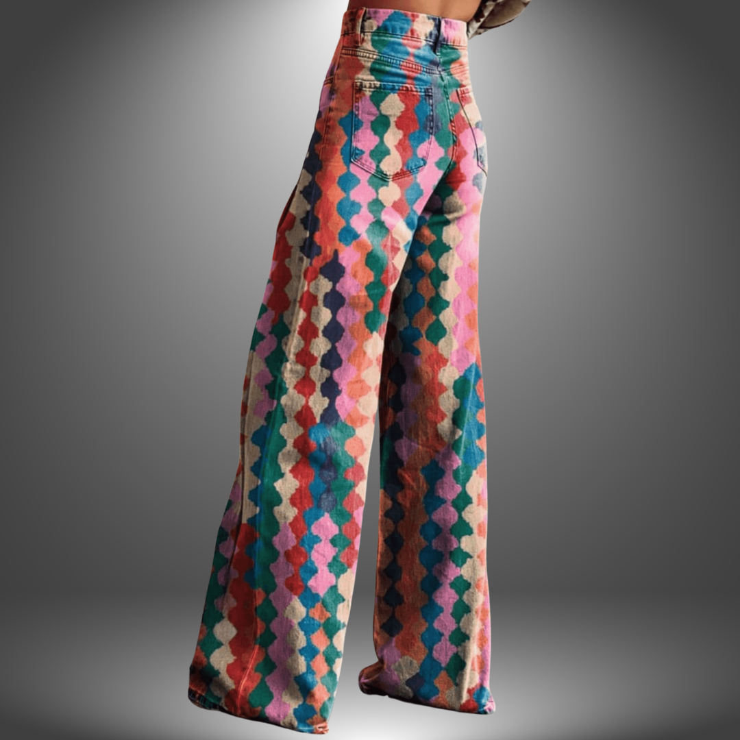 Olivia | Pantaloni Artigianali Colorati