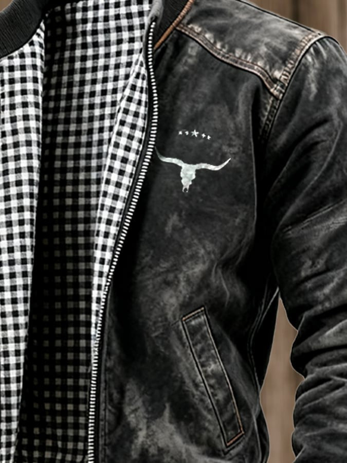 Giacca da esterno per uomo in stile vintage