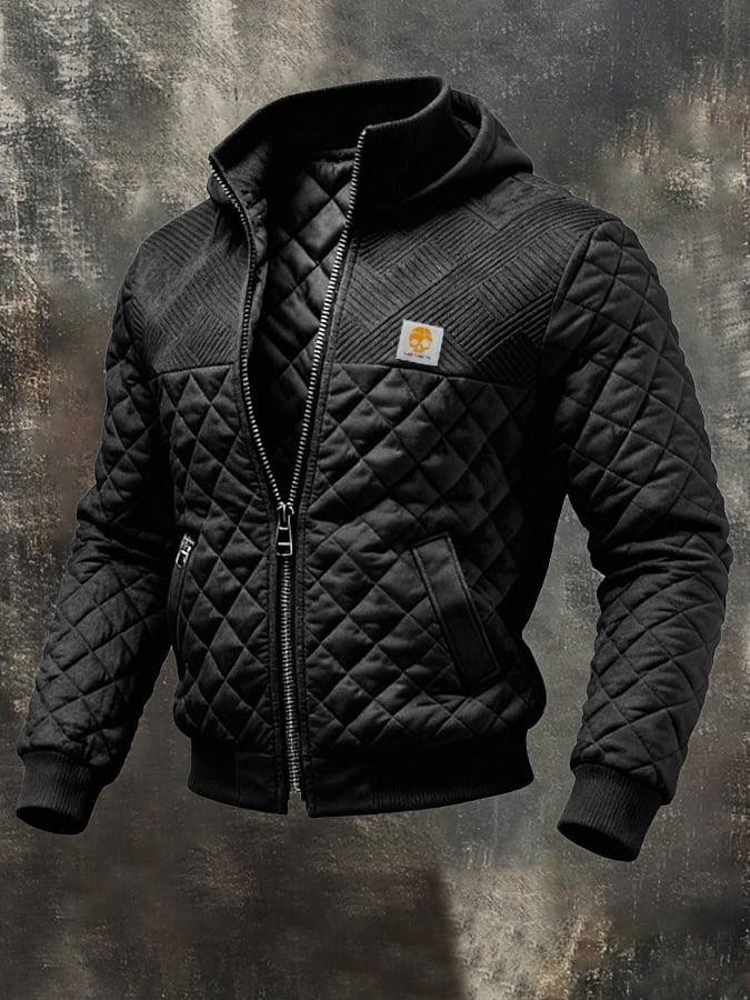 Giacca trapuntata rétro per uomo