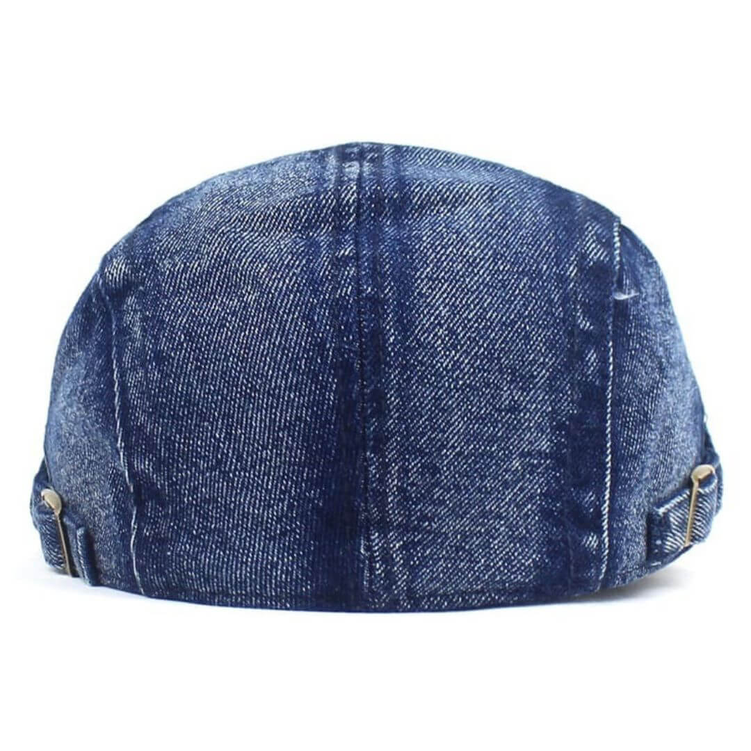 Cappello Piatto in Denim Lavato | LOGAN