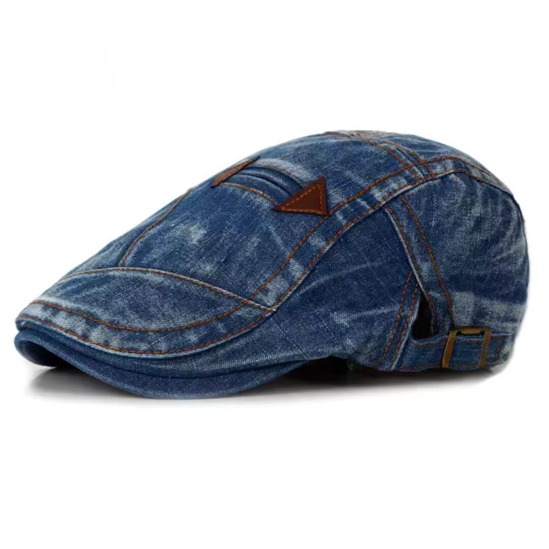 Cappello Piatto in Denim | BARSTOW