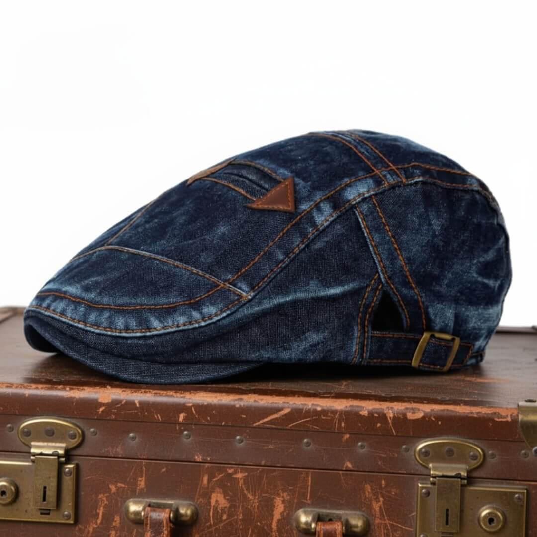 Cappello Piatto in Denim | BARSTOW